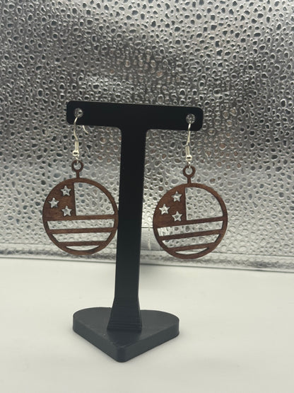 Flag Earrings