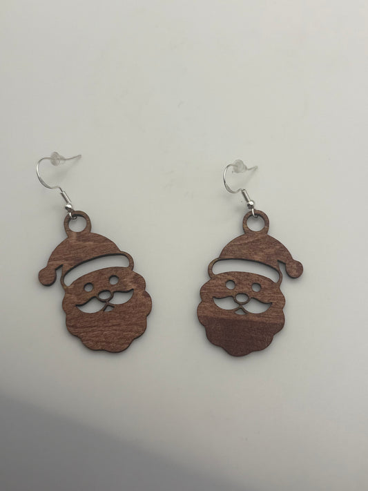 Santa earrings