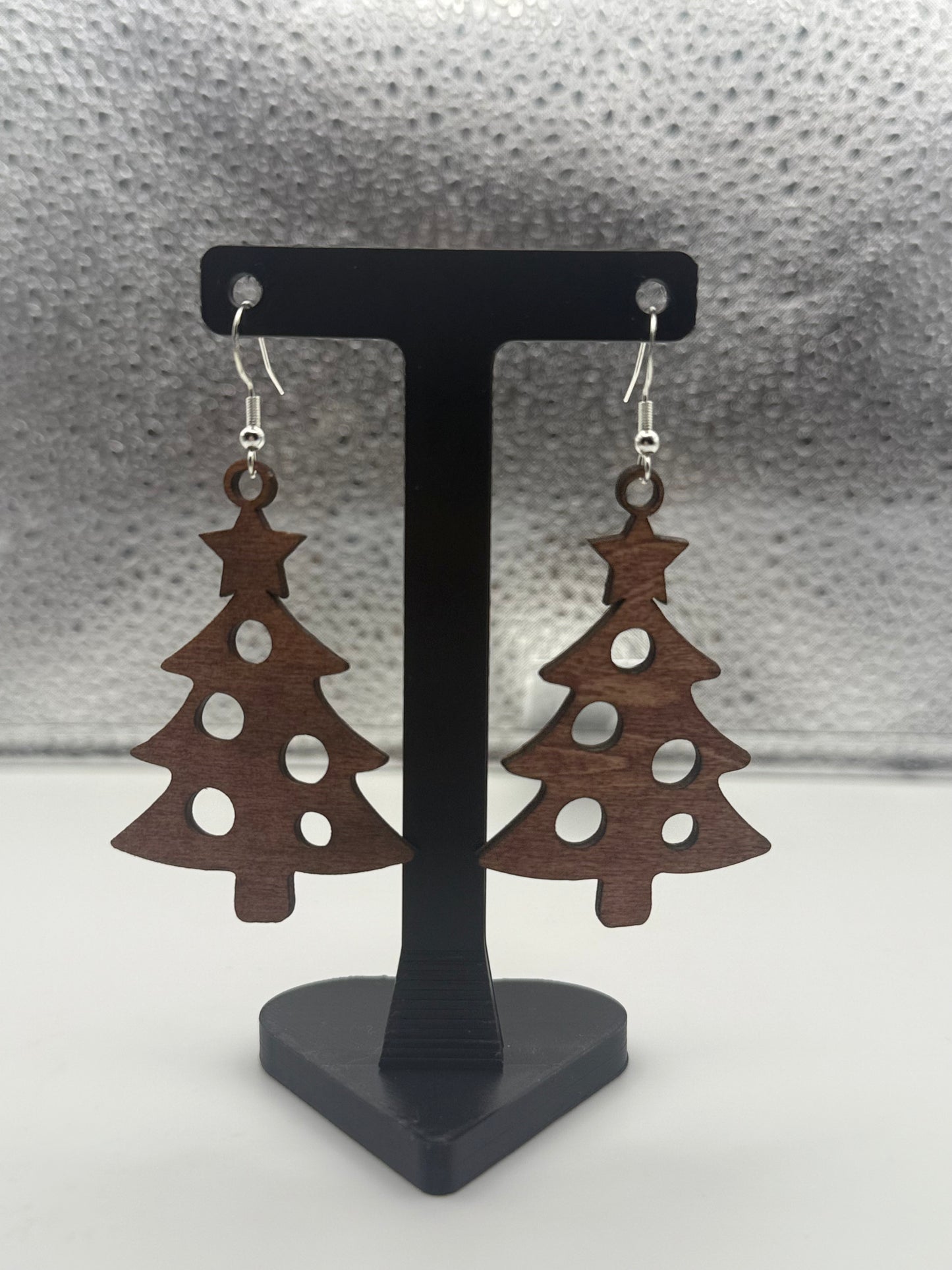 Christmas tree earrings