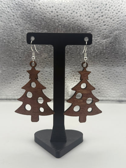 Christmas tree earrings