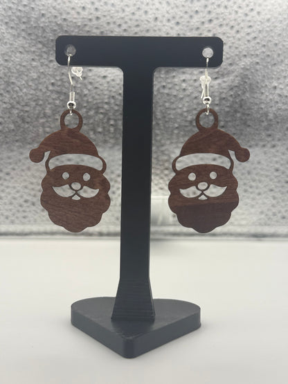 Santa earrings