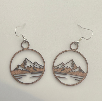 Mountain earrings